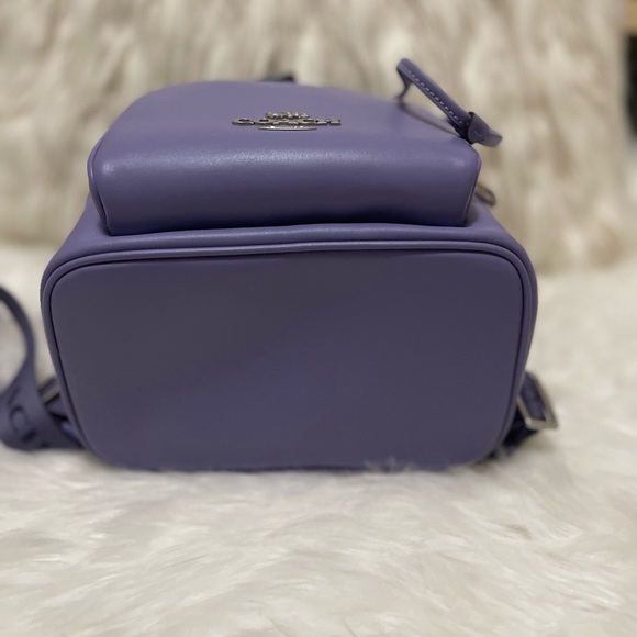 COPY - Coach Purple Leather Backpack - Picture 5 of 10